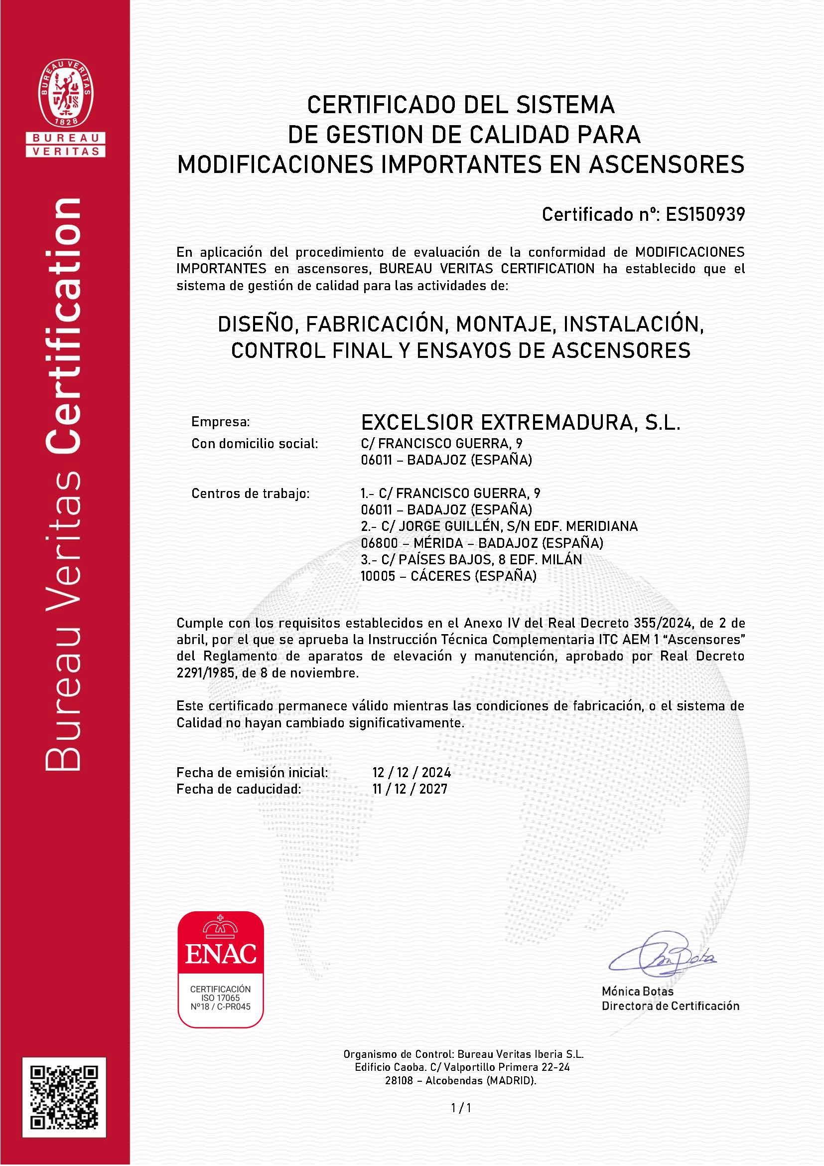 MODIFICACIONES IMPORTANTES